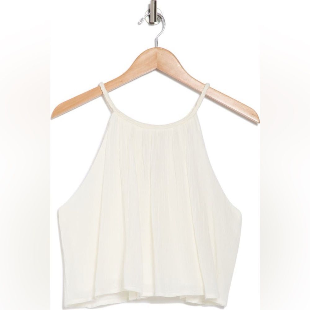 Elan Cream Sleeveless Blouse